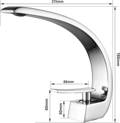 Wasserhahn Bad Waschtischarmatur Mischbatterie Waschbecken Armaturen Badarmatur Waschbecken Chrom Wa