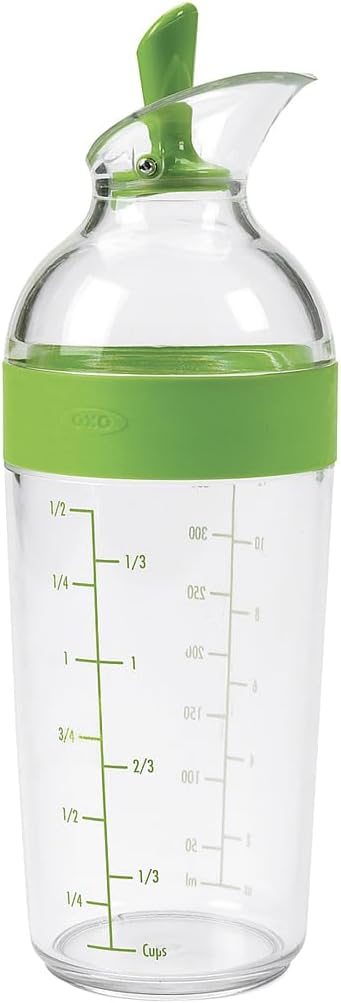 OXO Good Grips Salatdressing-Shaker gross, 350 ml – grün Grüner Shaker 350 ml, Grüner Shaker 350 ml