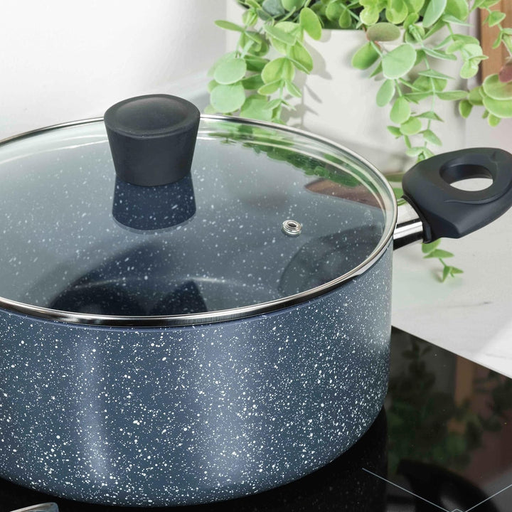 Russell Hobbs RH00848EU Nightfall Stone kochtopf, BPA-Frei, 2.5L Ungefähre Füllmenge antihaftbeschic