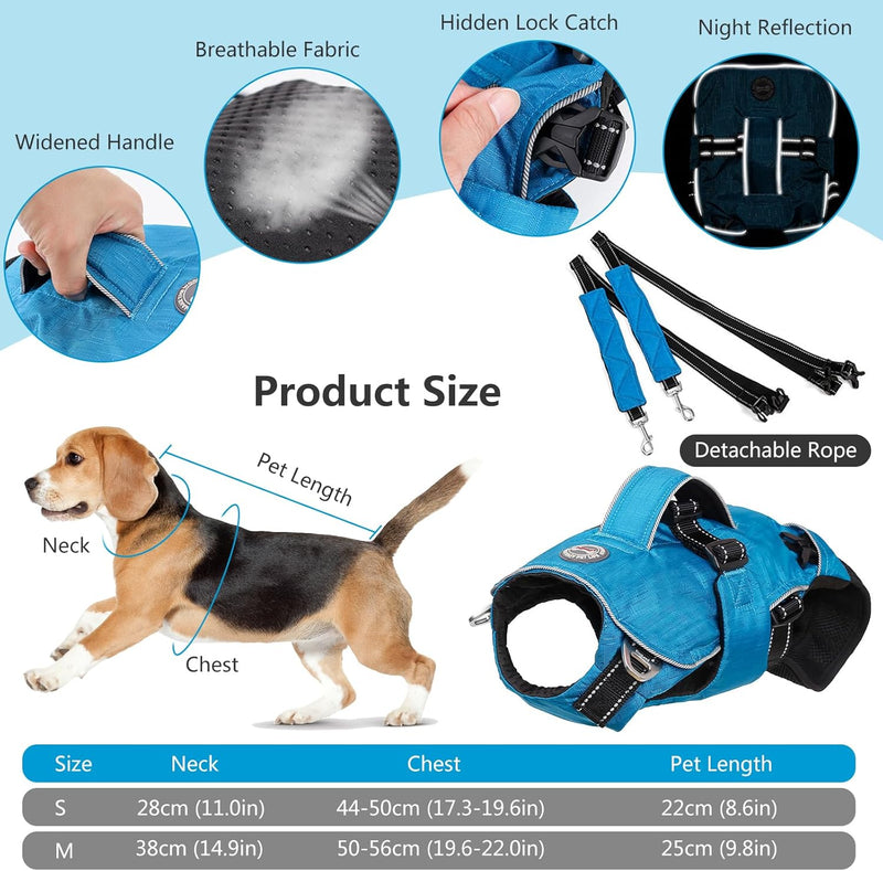 PETCUTE Haustier Rucksack Hundetragetasche,Verstellbare Brust Hunderucksack für Klein Hunde Katzen,T