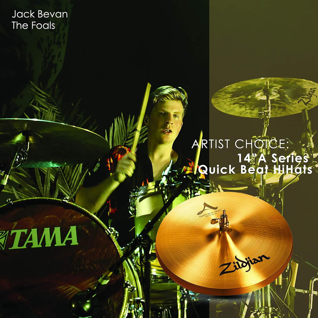 Zildjian A Zildjian Series - 14" Quick Beat Hi-Hat Cymbals - Pair 14 Zoll Quick Beat, 14 Zoll Quick