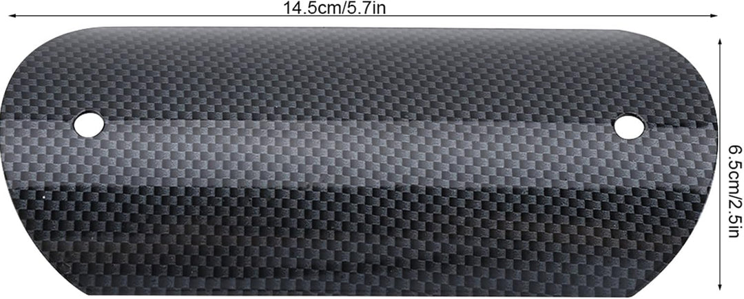 Qiilu Wärmedämmung Abdeckung Motorrad Hitzeschild 1-Stück Motorrad Auspuffrohr Hitzeschild aus rostf