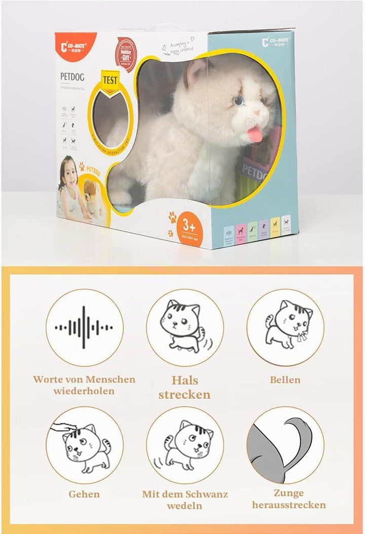 CU-MATE Einkäufe an elektronischen laufwerken, stoffstofftiere, voll gefüllt mit Katze, welpen, die