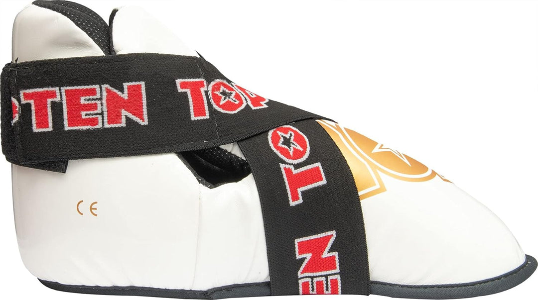 TOP TEN Fussschutz „Superlight“ für den Wettkampf Weiss M-L, Weiss M-L