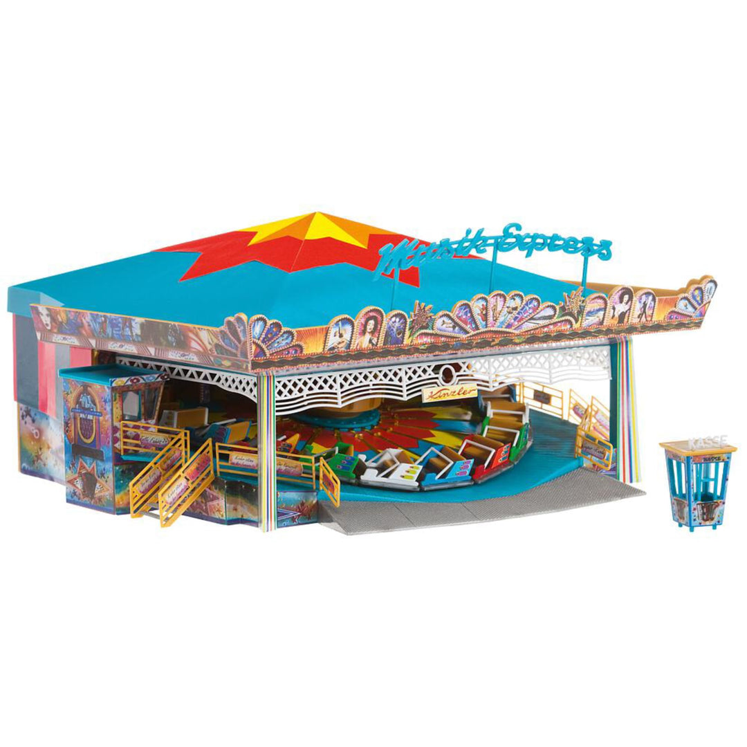 FALLER Karussell Musik Express Modellbausatz mit 281 Einzelteilen 208 x 199 x 93 mm I Modelleisenbah