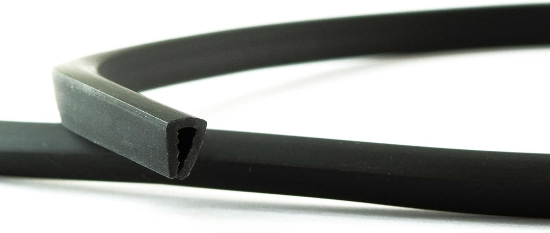 EUTRAS [10m] Kantenschutz KSO4006 schwarz 2,0 mm – schützt und entschärft Kanten – für Bleche und Au