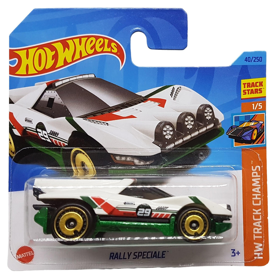 Hot Wheels - Rally Speciale - HW Track Champs 1/5 - HKK37 - Short Card - Castrol - Bilstein - Track