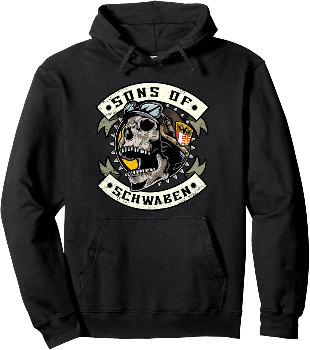 Sons of Schwaben Motorrad Biker Schwäbisch Rocker Chopper Pullover Hoodie