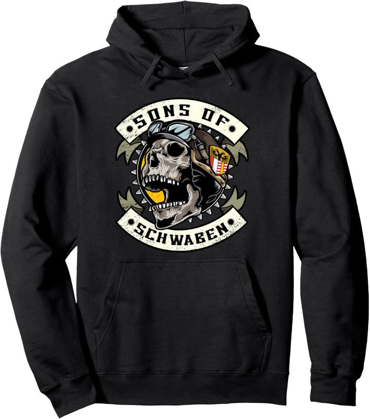 Sons of Schwaben Motorrad Biker Schwäbisch Rocker Chopper Pullover Hoodie