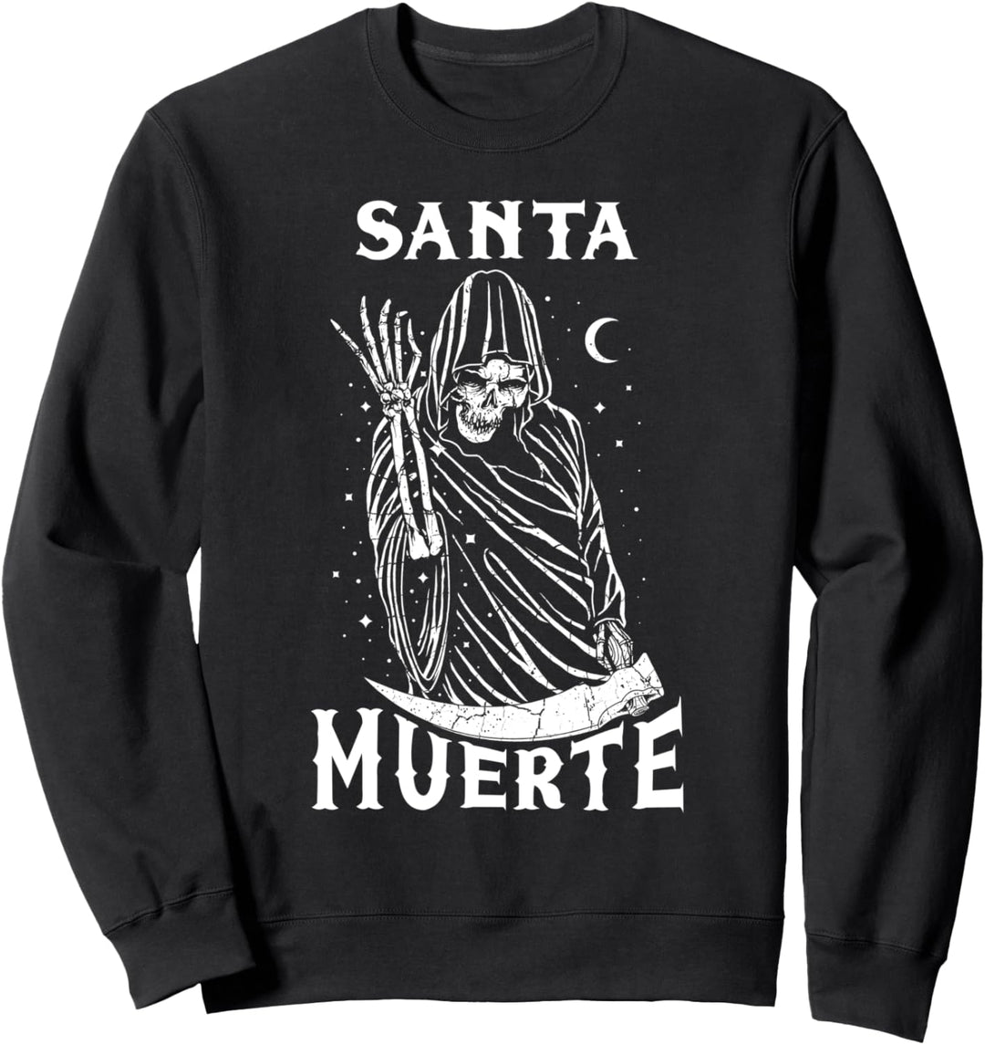 Santa Muerte Skelett Totenkopf Tod Mexiko Mexiko Calavera Sweatshirt