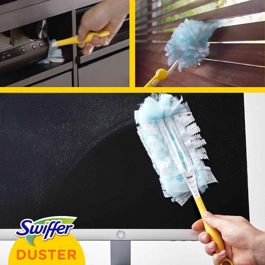 Swiffer Duster Staubwedel Nachfüllpack mit Febreze-Duft, 54 Stück (6 x 9), fängt Staub wie EIN Magne