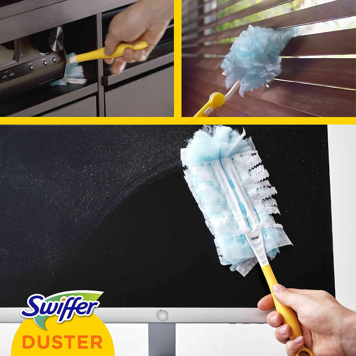 Swiffer Duster Staubwedel Nachfüllpack mit Febreze-Duft, 54 Stück (6 x 9), fängt Staub wie EIN Magne