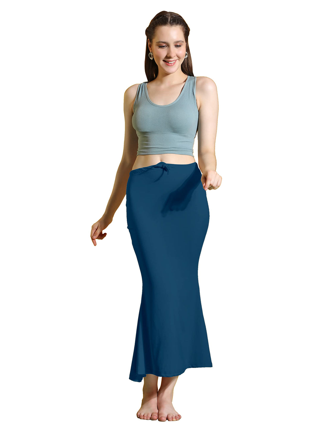 Jaanvi fashion Lycra Saree Shapewear Petticoat für Frauen, Baumwollmischung, Damenröcke, Formkleidun