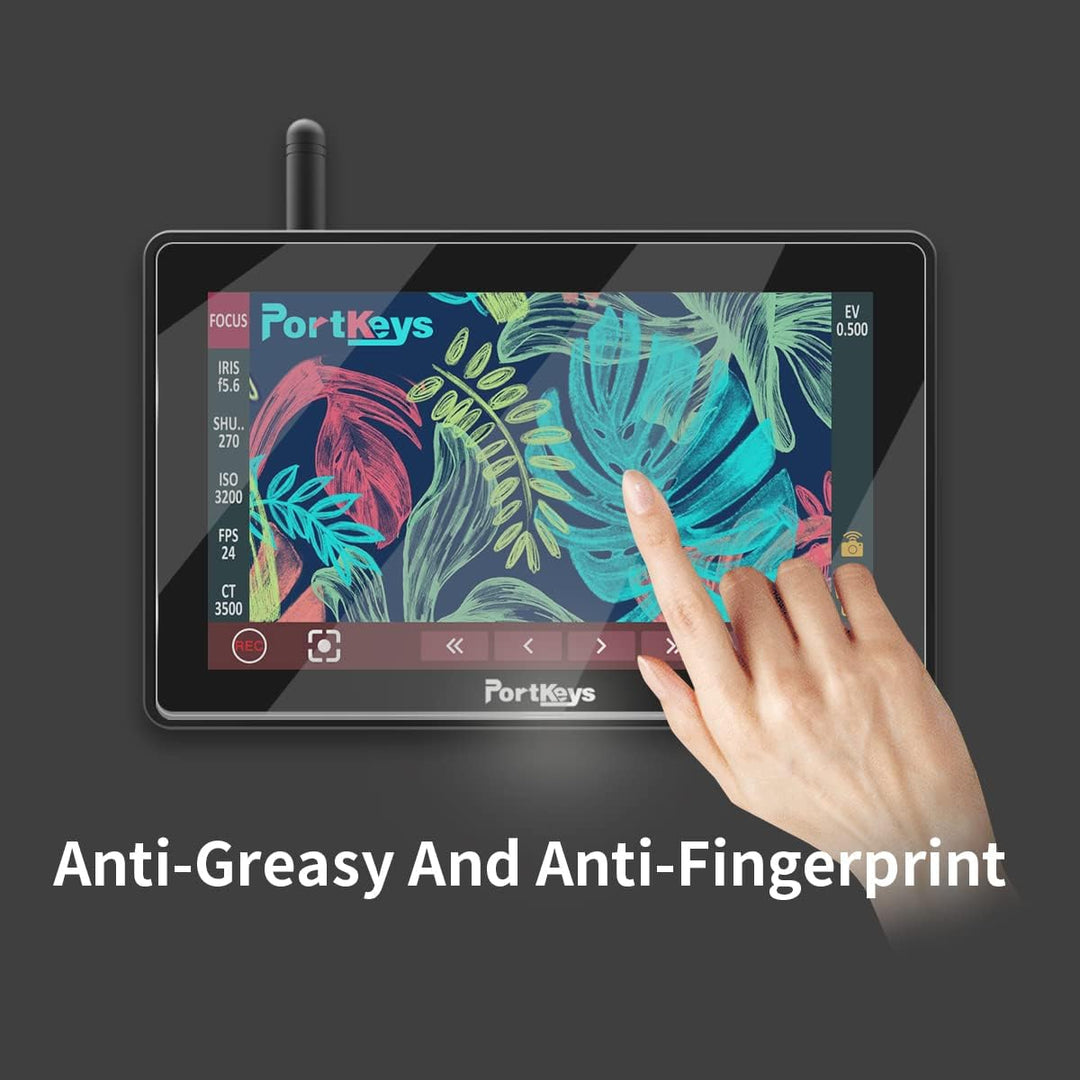 Portkeys Bildschirmschutz für BM5 (5.5 Zoll) Screen Protector, Screen Protector