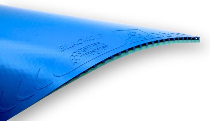 Sauer & Tröger Tischtennis Belag Anti Top | Blackout | Rot, Schwarz, Blau | 1,5 mm 2,0 mm Schwarz 2,