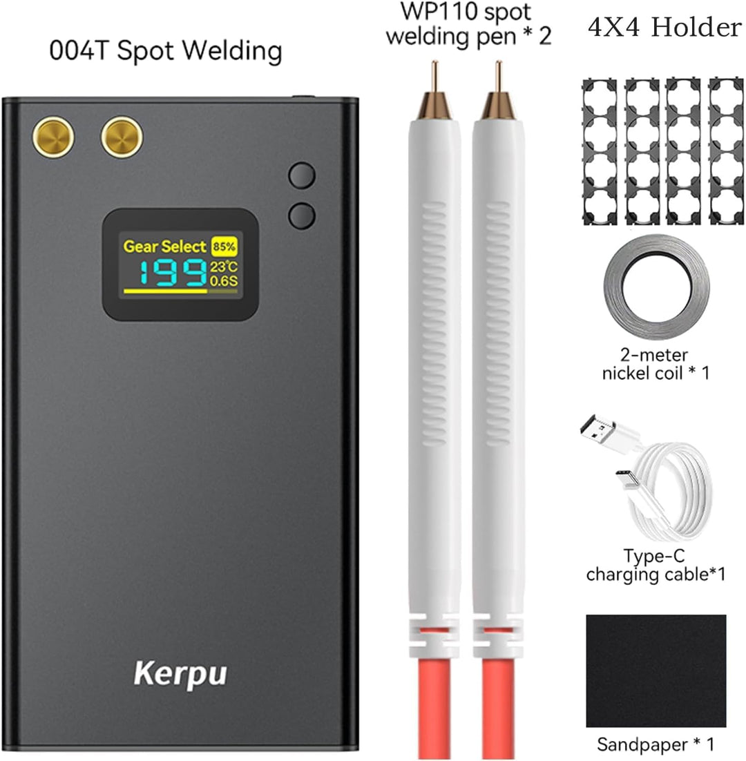 Punktschweissgerät, Kerpu 12000mAh Akku-Punktschweissgerät, 2 Zoll LCD-Bildschirm, verbessertes, ver