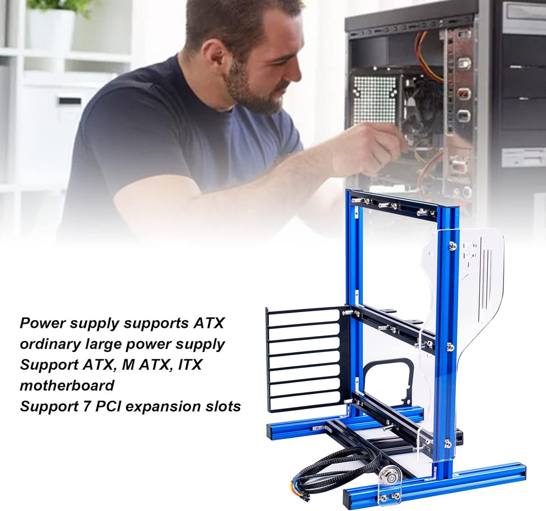 PC-Motherboard-Gehäuserahmen, DIY-Gehäusehalterung, Offene Computergehäusehalterung, Hervorragende W