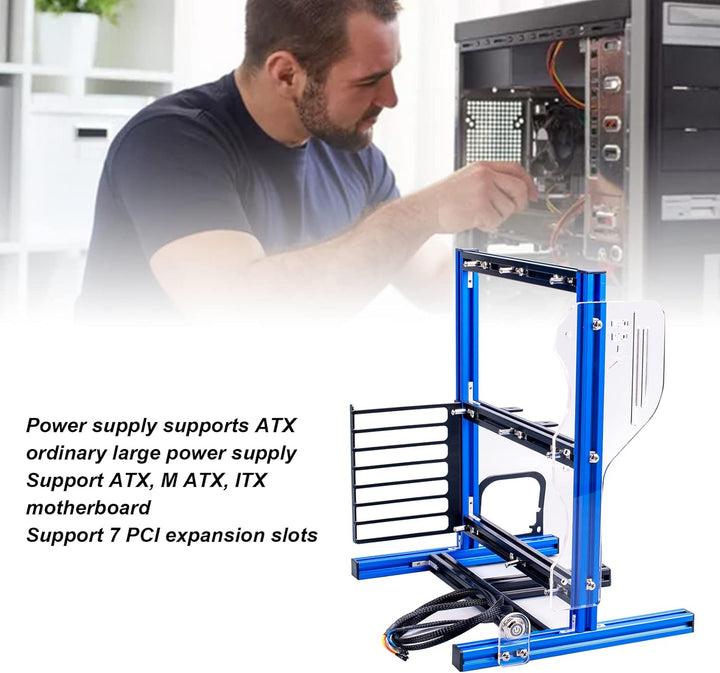 PC-Motherboard-Gehäuserahmen, DIY-Gehäusehalterung, Offene Computergehäusehalterung, Hervorragende W
