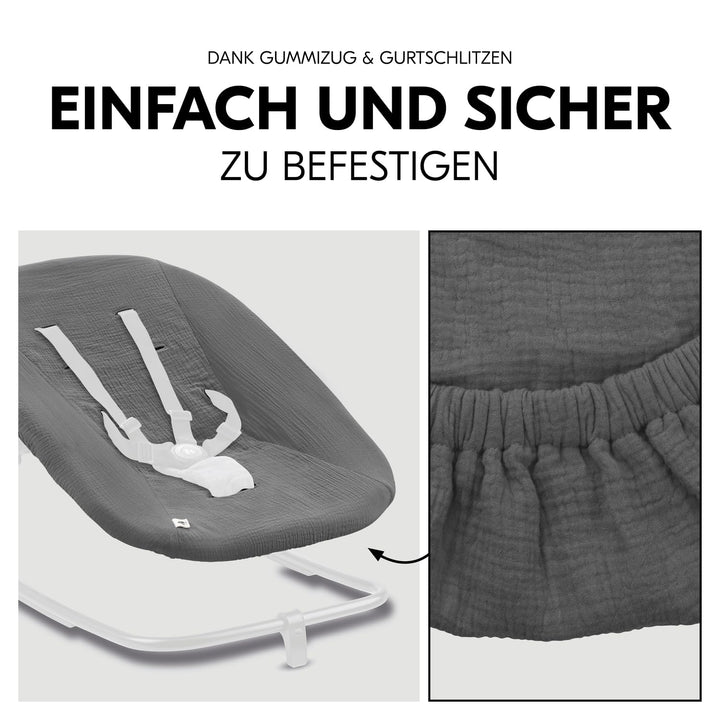 hauck Schonbezug für Babywippe Highchair Bouncer (Eco) (nicht mit anderen Modellen kompatibel), Baum