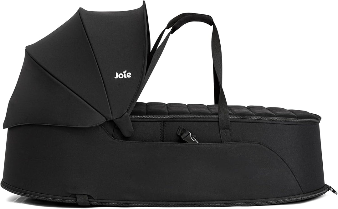 Joie Softtragetasche – Leichte Babytragetasche mit Flacher Liegeposition, Abnehmbarer Sonnenblende &