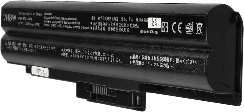 vhbw Akku Ersatz für Sony VGP-BPS13A/S, VGP-BPS13B/B, VGP-BPS13B/Q, VGP-BPS21, VGP-BPS21A für Notebo