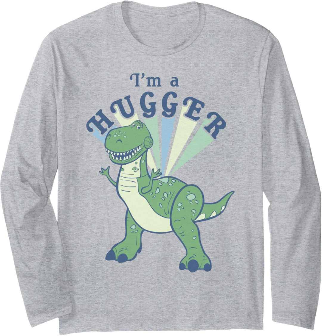 Disney Pixar Toy Story 4 Rex I'm A Hugger Colorful Portrait Langarmshirt