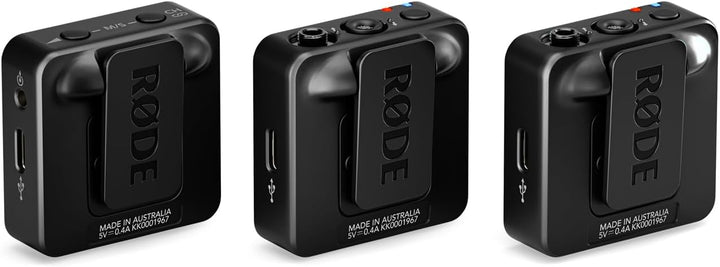 Rode Wireless GO Gen 3 Drahtloses 2-Kanal Mikrofon-Funksystem mit Interview GO Handadapter und keepd