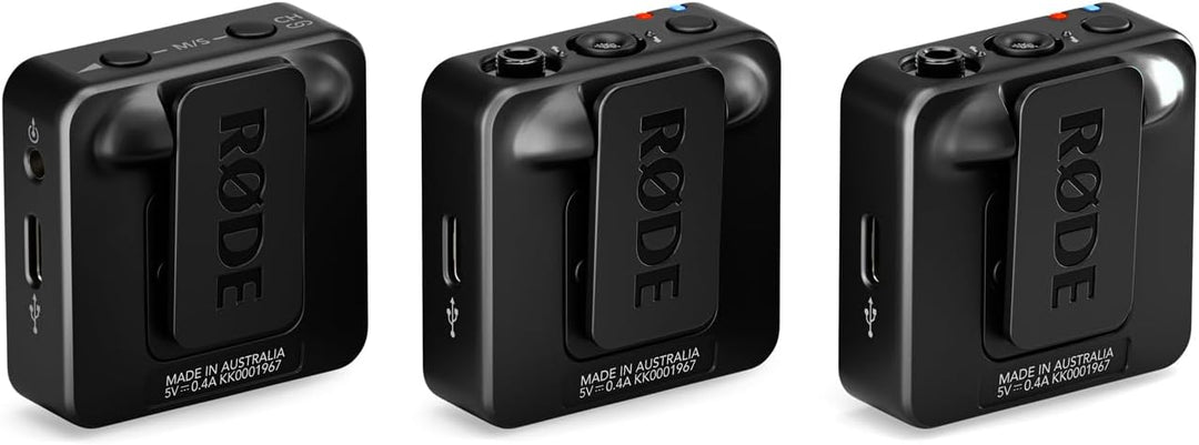 Rode Wireless GO Gen 3 Drahtloses 2-Kanal Mikrofon-Funksystem mit Interview GO Handadapter und keepd