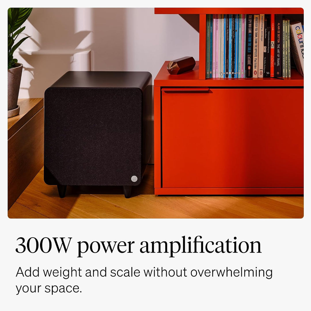 Cambridge Audio MSX SUB 300 - Aktiver Subwoofer 300W Leistungsstarker HiFi Bass Lautsprecher mit Dop