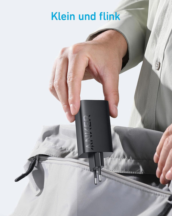 Anker USB C Ladegerät 67W, Anker 335 Netzteil mit PIQ 3.0, 3-Port Schnellladegerät, Für iPhone 16/15