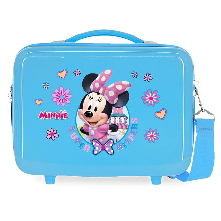 Disney Super Helpers Kulturbeutel, anpassbar, mit Umhängetasche, 29 x 21 x 15 cm Blau, Blau