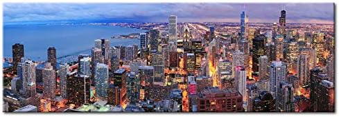 murando - Wandbilder XXL Stadt New York 120x40 cm 1 tlg - Wand Deko Vlies Leinwand Bilder Gross Wand
