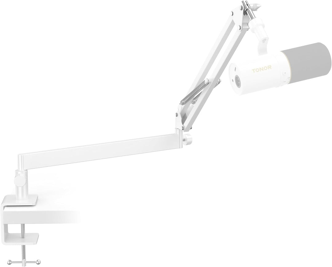 Mikrofon Arm Niedrig Profil, TONOR Low Profile Microphone Boom Arm Auf/Ab voll verstellbar für Gamin