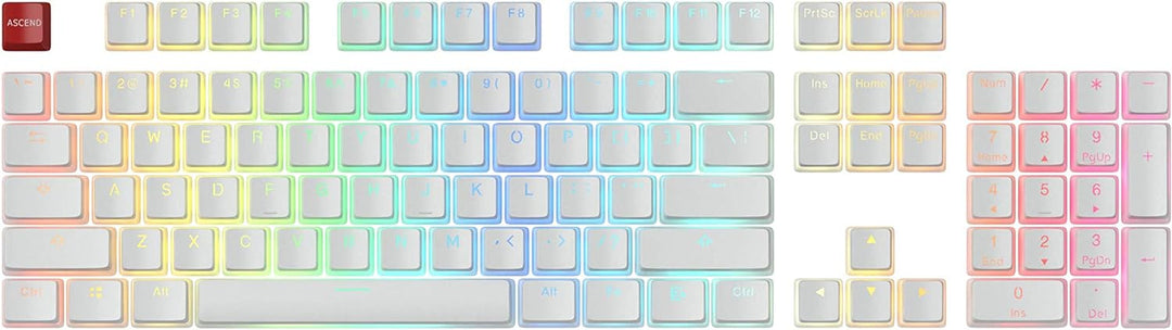 Glorious PC Gaming Race Aura V2 Capuchon de Clavier Black, Black