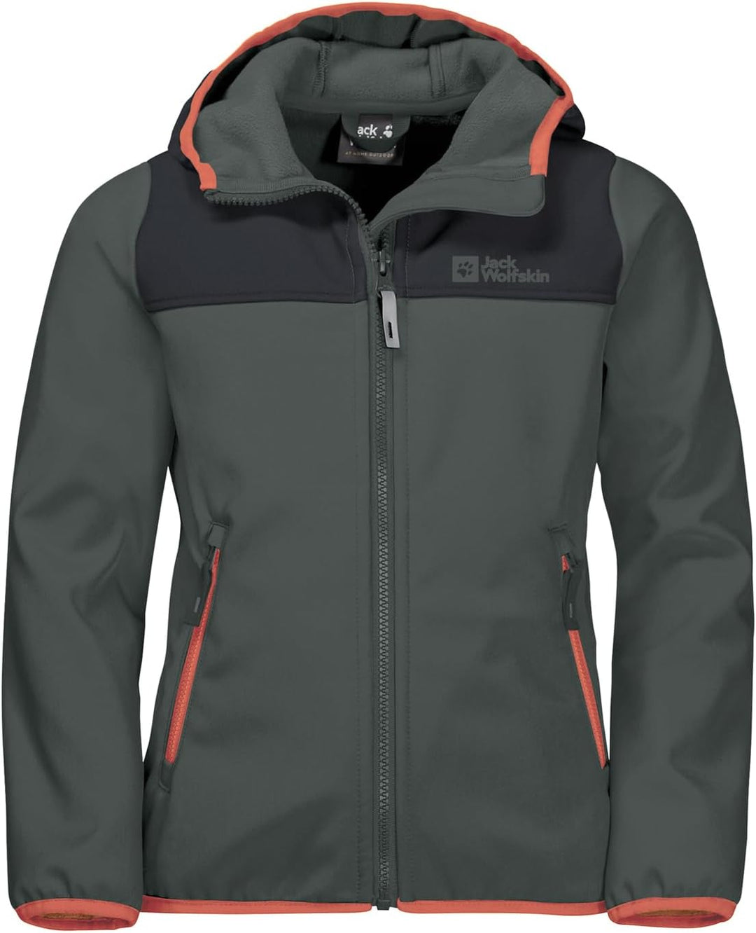 Jack Wolfskin Fourwinds Jacke für Kinder, Softshelljacke, Unisex, Kinder 152 slate green, 152 slate