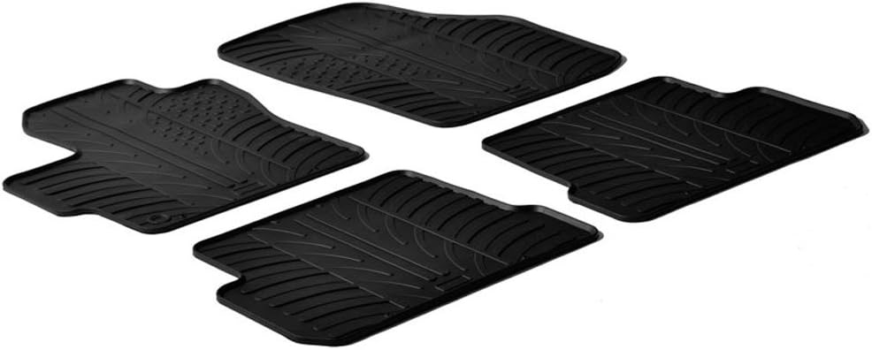 Gledring Satz Gummimatten kompatibel mit Mazda 3 2004-2009 (T Profil 4-teilig)