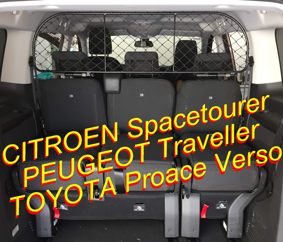 ERGOTECH Trennnetz/Hundenetz RDA65-XL16 kty018, für Hunde und Gepäck. Sicher, komfortabel für Ihren