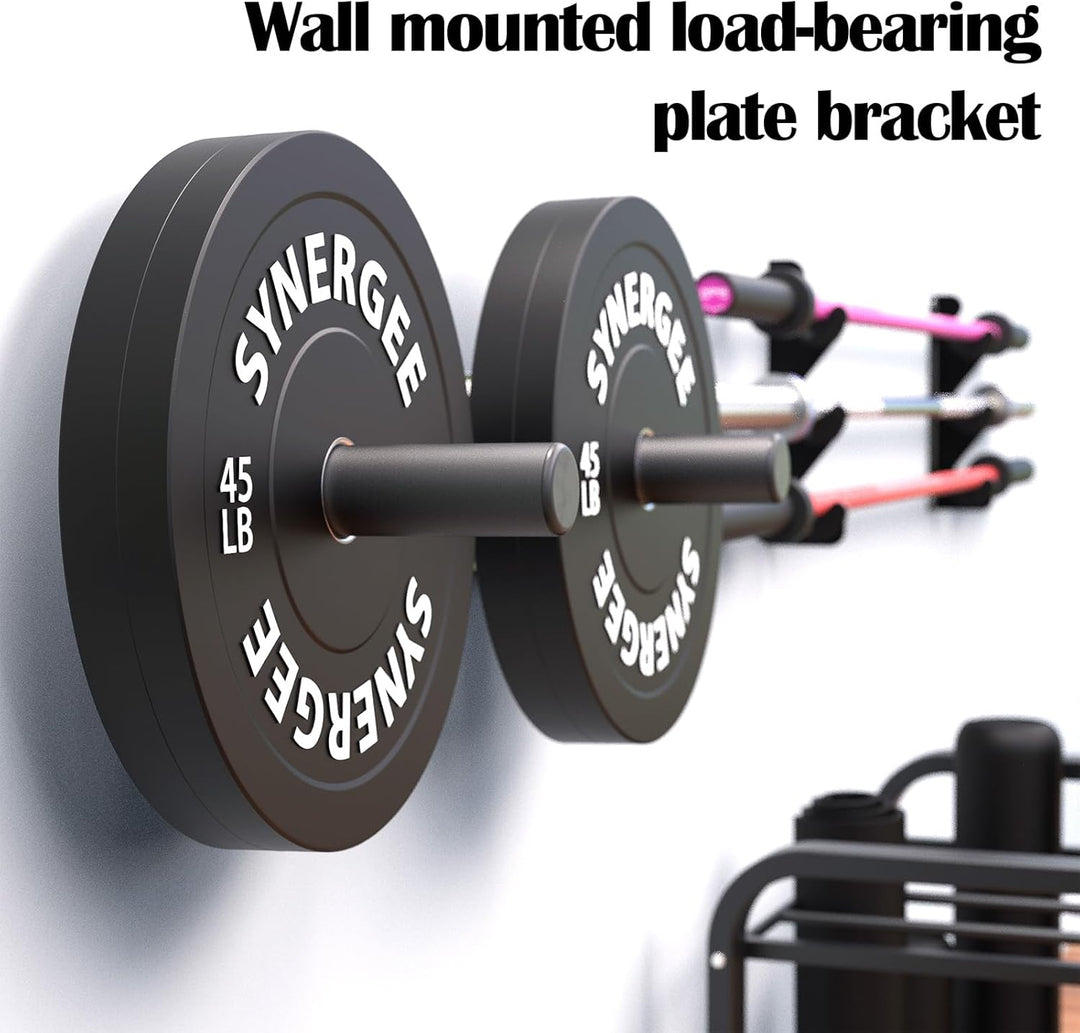 2 Stück Hantelscheibenständer, 50MM Hantelscheiben Halterung wandmontiert Wall Mounted Weight Plate