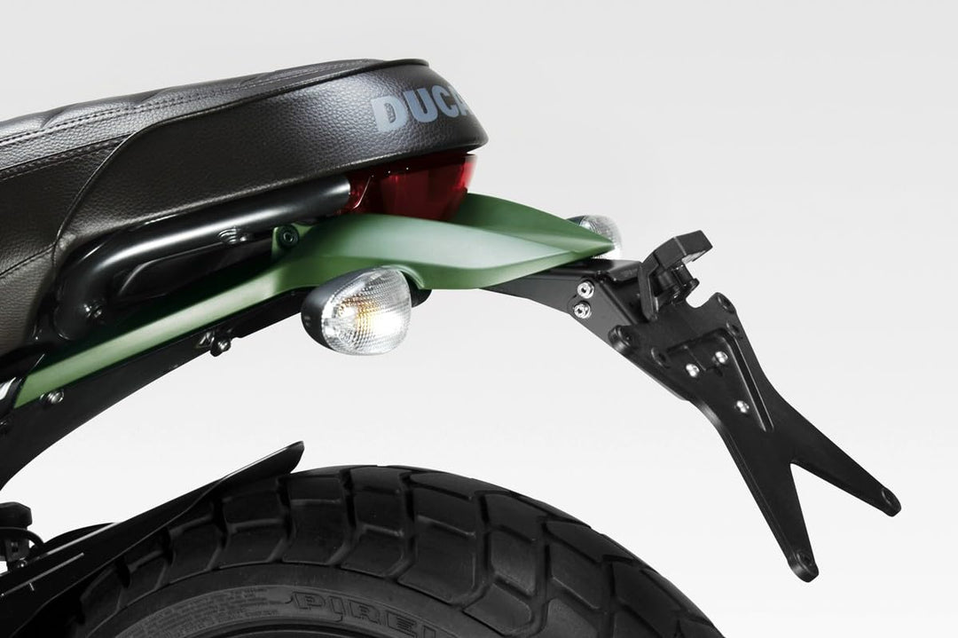 Scrambler 800 (Urban Enduro, Icon, Italian Independent) - Kit Kennzeichenhalter (D-0220) - Einstellb