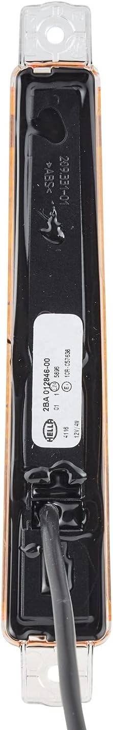 HELLA - Blinkleuchte - LED - 12V - Anbau/geschraubt - Lichtscheibenfarbe: glasklar - Kabel: 400mm -