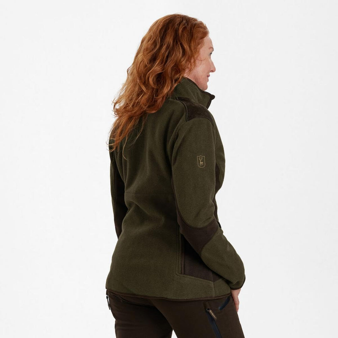 Deerhunter Lady Pam Bonded Fleece Jacket Graphite Green 40, 40