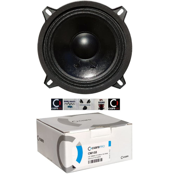 1 WOOFER CIARE CM133 cm 133 Lautsprecher von 13,00 cm 130 mm 5" mit 80 watt rms und 200 watt max mit