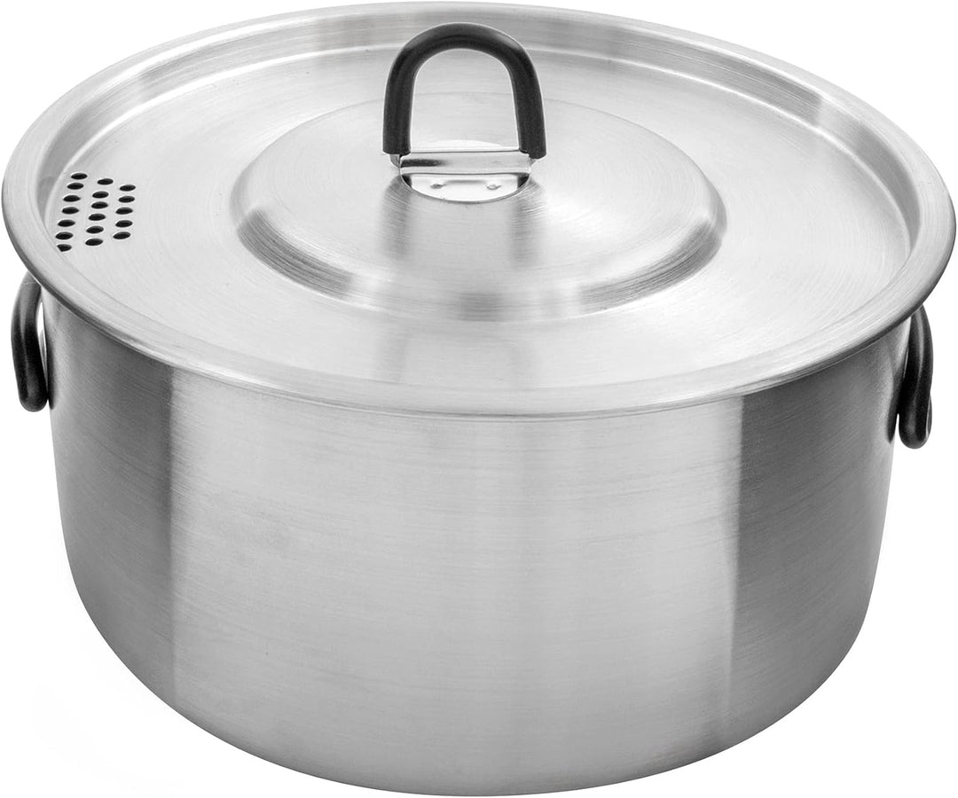 Tatonka Kettle II (1.0/1.6 L) - Outdoor-Kochtopf aus Edelstahl mit Volumenskalierung und inklusive D
