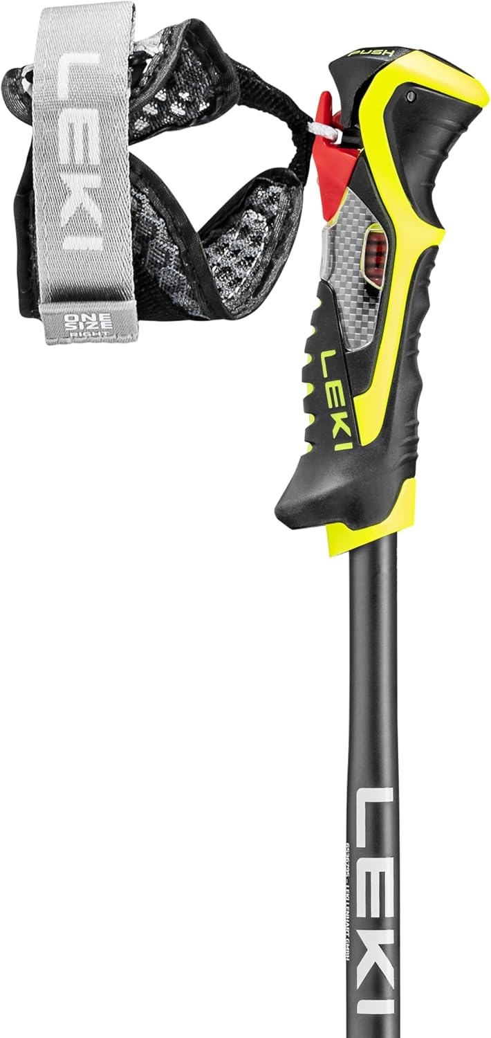 LEKI Airfoil 3D Skistöcke white-anthracite-neonyellow 115CM, white-anthracite-neonyellow 115CM