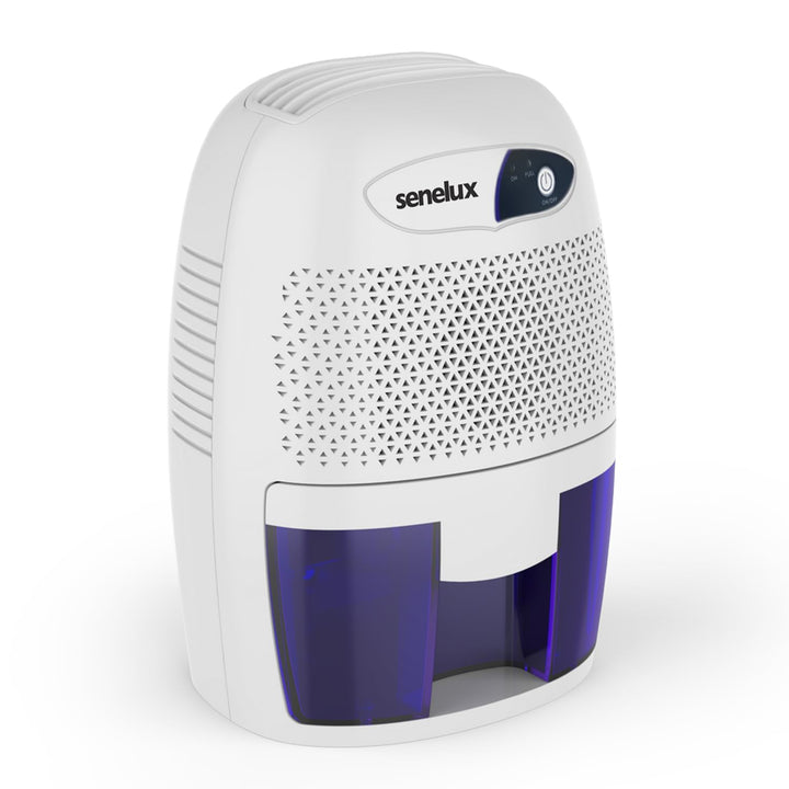 Senelux Leistungsstarker Mini-Luftentfeuchter, 500 ml, tragbar, leise, kleiner Luftentfeuchter, effi