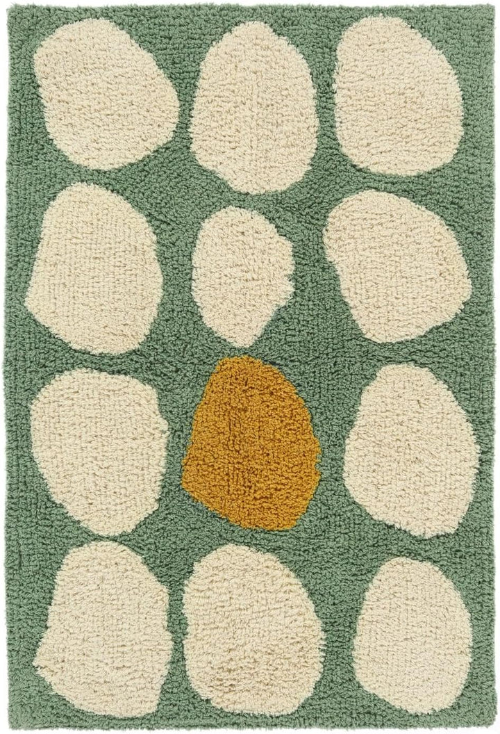 RugVista Badematte Thalassa, 90 x 60 cm, Rechteckig, Mittelflor, Moderner Badteppich, Maschinenwasch