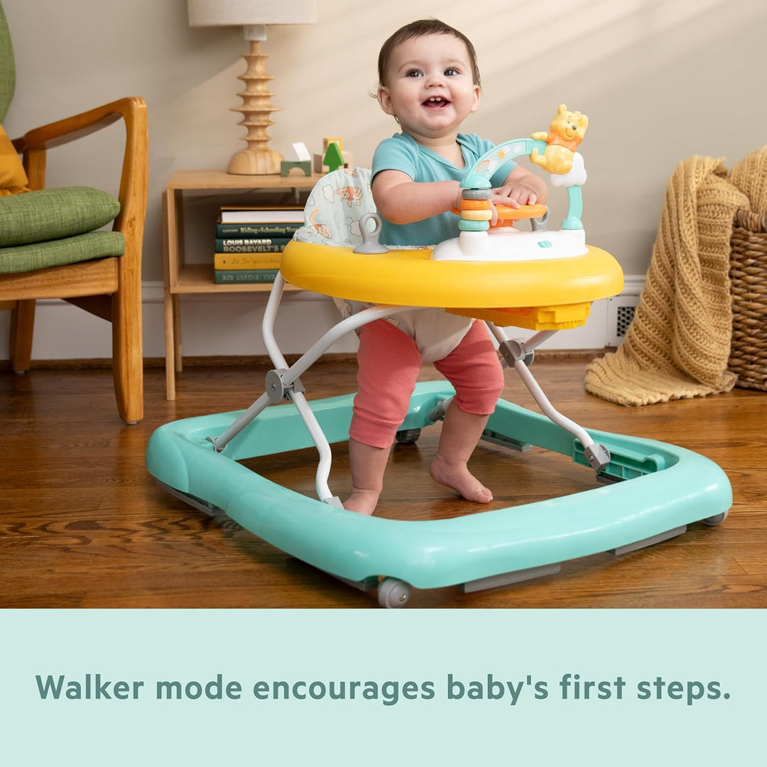 Bright Starts Disney Baby Winnie Puuh Once Upon a Walk Aktivitäten-Lauflernhilfe, 2 Spielmöglichkeit