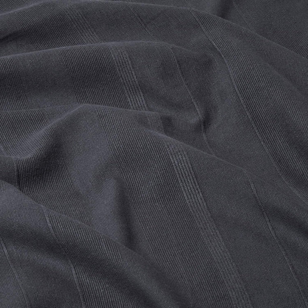 Homescapes extra grosse Tagesdecke Rajput, schwarz, Wohndecke aus 100% Baumwolle, 255 x 360 cm, Sofa