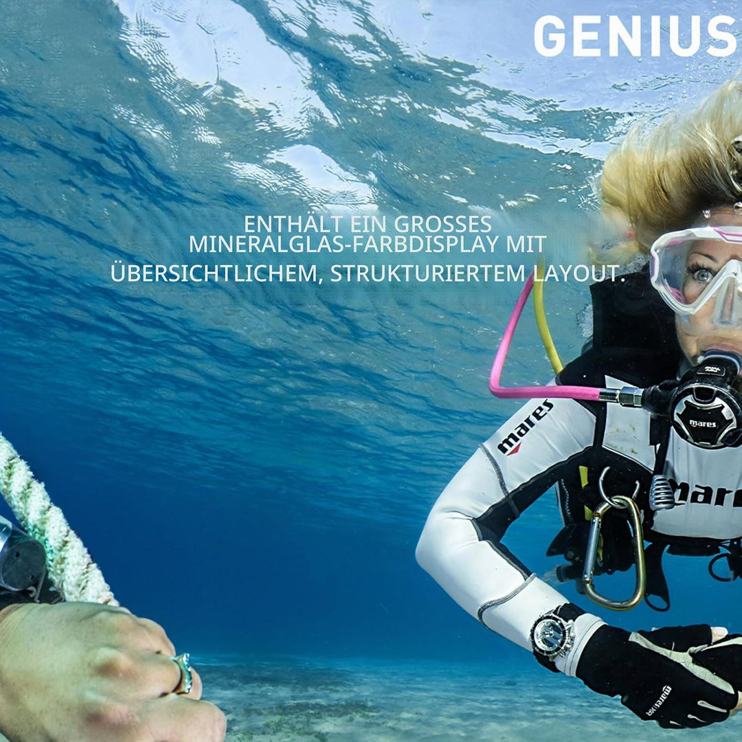 Mares Genius Air integrierter Computer mit LED-Transmitter