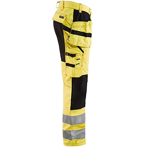 Blaklader 15521811 Hochsichtige Hose mit Stretch, gelb/ schwarz, grootte C152 C152 Yellow / Black, C
